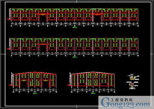 福建龙岩某公司仓库钢结构施工图一套下载 533.39K,rar格式 钢结构工程